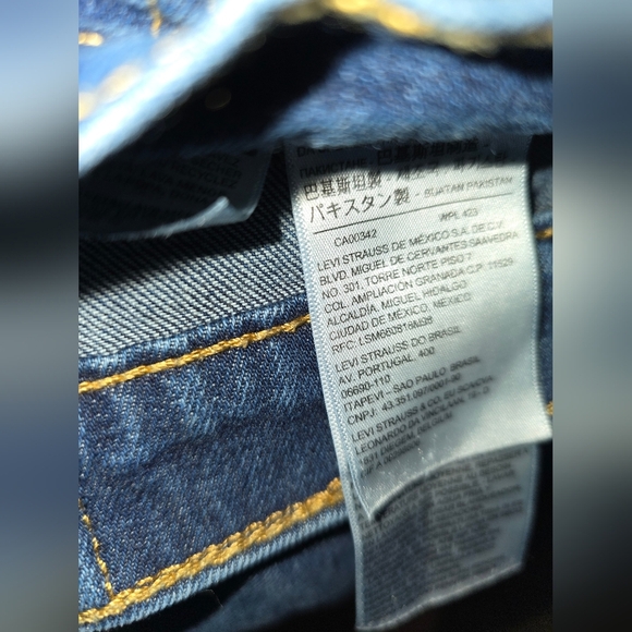 Levi’s 511 Slim Fit Jeans Men’s W32 L32 Medium Blue Denim - Picture 4 of 6